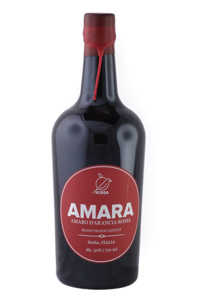 Bottle of Amara Amaro Amaro d'Arancia Rossa Amara-Spirits-Flatiron SF