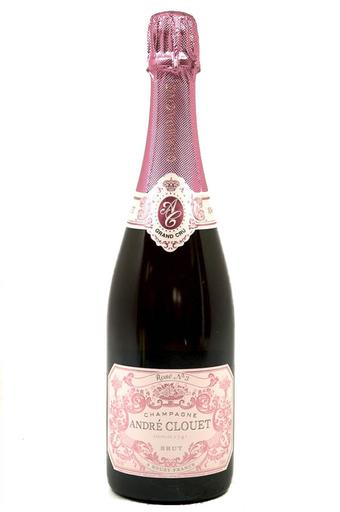 Bottle of Andre Clouet Champagne Grand Cru Brut Rose NV-Sparkling Wine-Flatiron SF