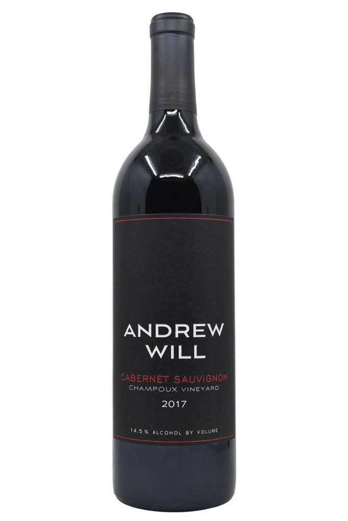 Bottle of Andrew Will Horse Heaven Hill Cabernet Sauvignon Champoux Vineyard 2017-Red Wine-Flatiron SF