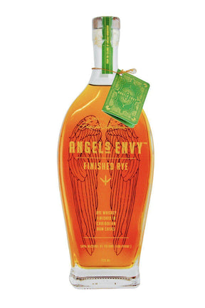 Bottle of Angel's Envy Rye Whiskey Finished in Caribbean Rum Casks-Spirits-Flatiron SF