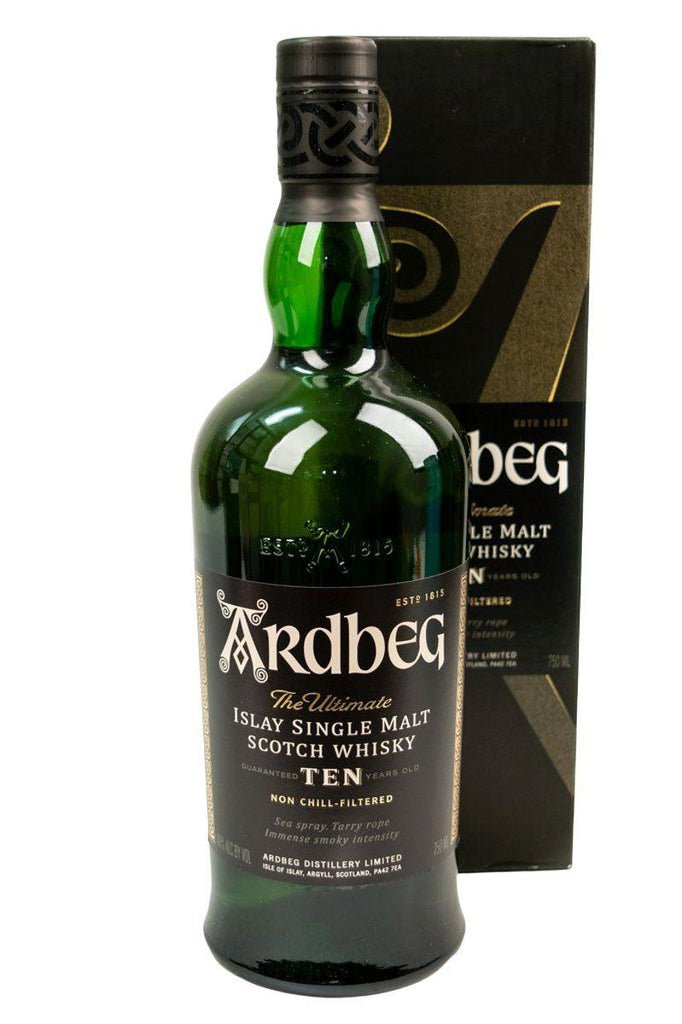 Bottle of Ardbeg 10 Year-Spirits-Flatiron SF
