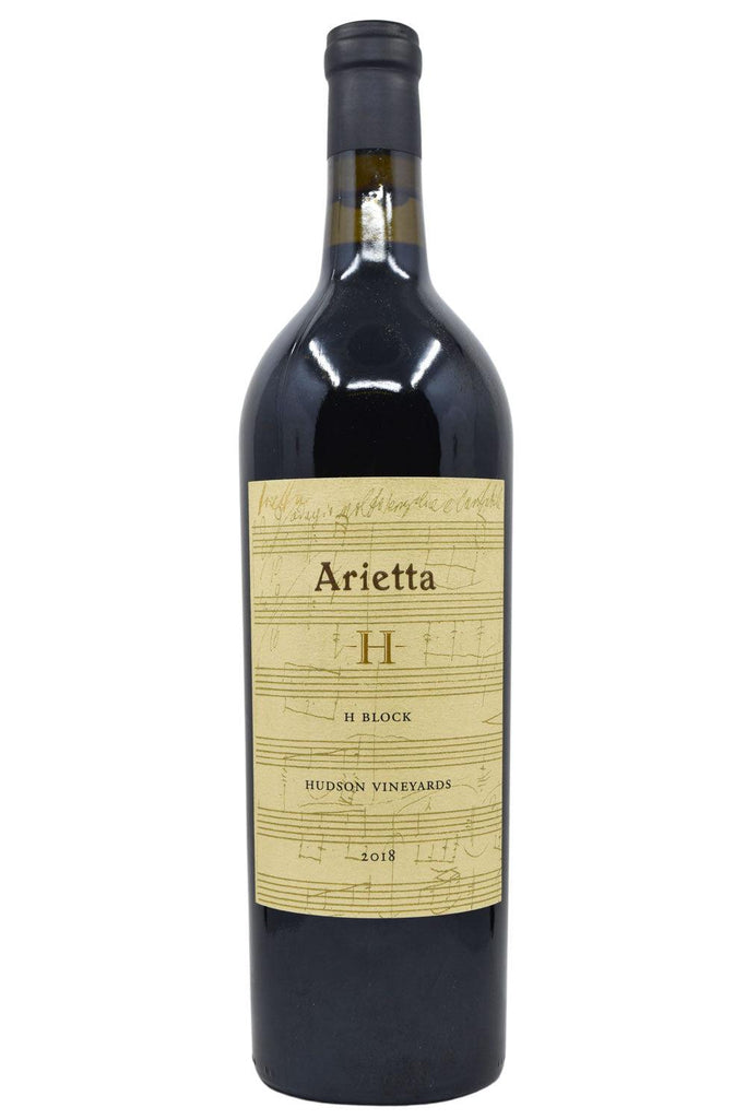 Bottle of Arietta Napa Valley Cabernet Franc/Merlot H Block Hudson Vineyard 2018-Red Wine-Flatiron SF