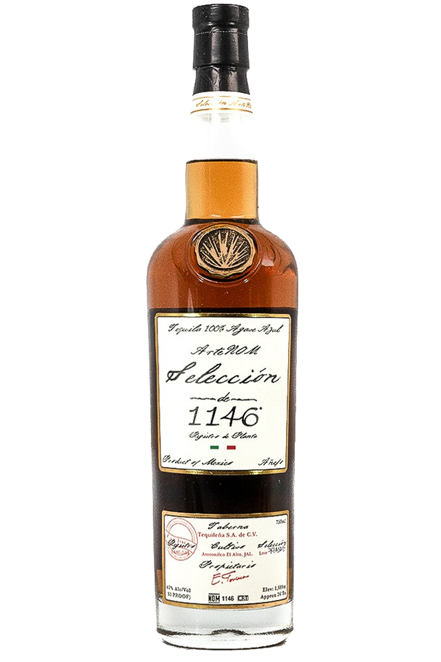 Bottle of ArteNom Seleccion de 1146 Tequila Anejo-Spirits-Flatiron SF