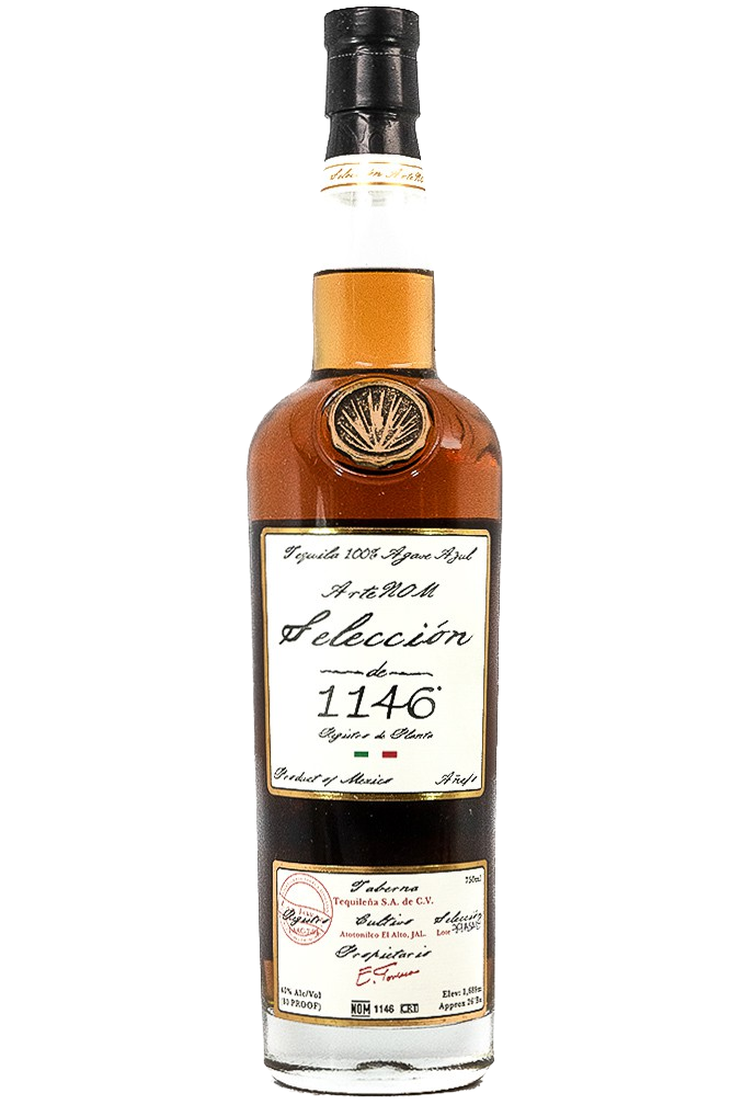 Bottle of ArteNom Seleccion de 1146 Tequila Anejo-Spirits-Flatiron SF