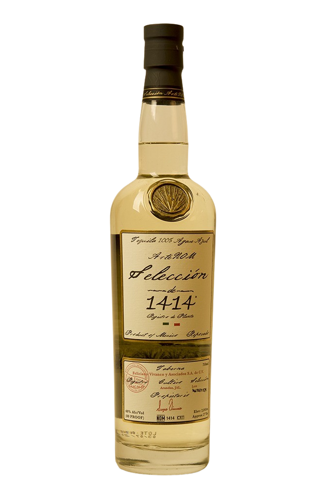 Bottle of ArteNom Seleccion de 1414 Tequila Reposado-Spirits-Flatiron SF