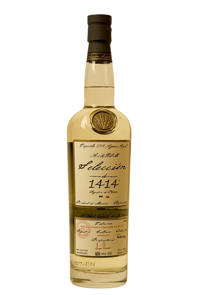 Bottle of ArteNom Seleccion de 1414 Tequila Reposado-Spirits-Flatiron SF