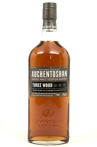 Bottle of Auchentoshan Three Wood-Spirits-Flatiron SF