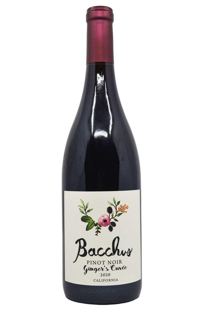 Bottle of Bacchus Pinot Noir Ginger's Cuvee 2020-Red Wine-Flatiron SF