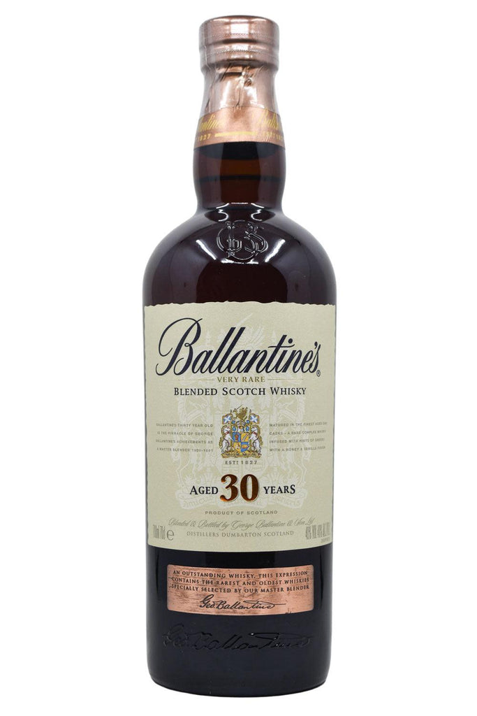 Bottle of Ballantine's 30 Year Old Very Rare Blended Scotch Whisky-Spirits-Flatiron SF