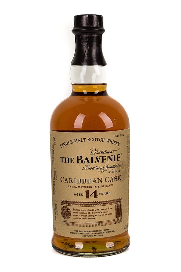Bottle of Balvenie 14 Year Old Caribbean Cask-Spirits-Flatiron SF