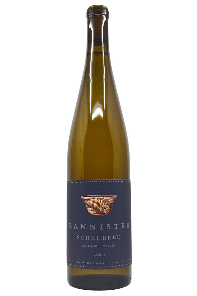 Bottle of Bannister Alexander Valley Scheurebe 2021-White Wine-Flatiron SF