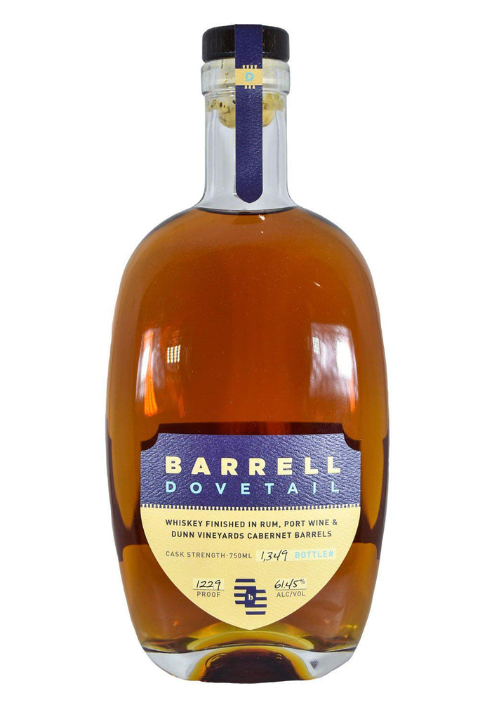 Bottle of Barrell Craft Spirits Dovetail Whiskey Finished in Dunn Cabernet Port and Rum Barrels-Spirits-Flatiron SF