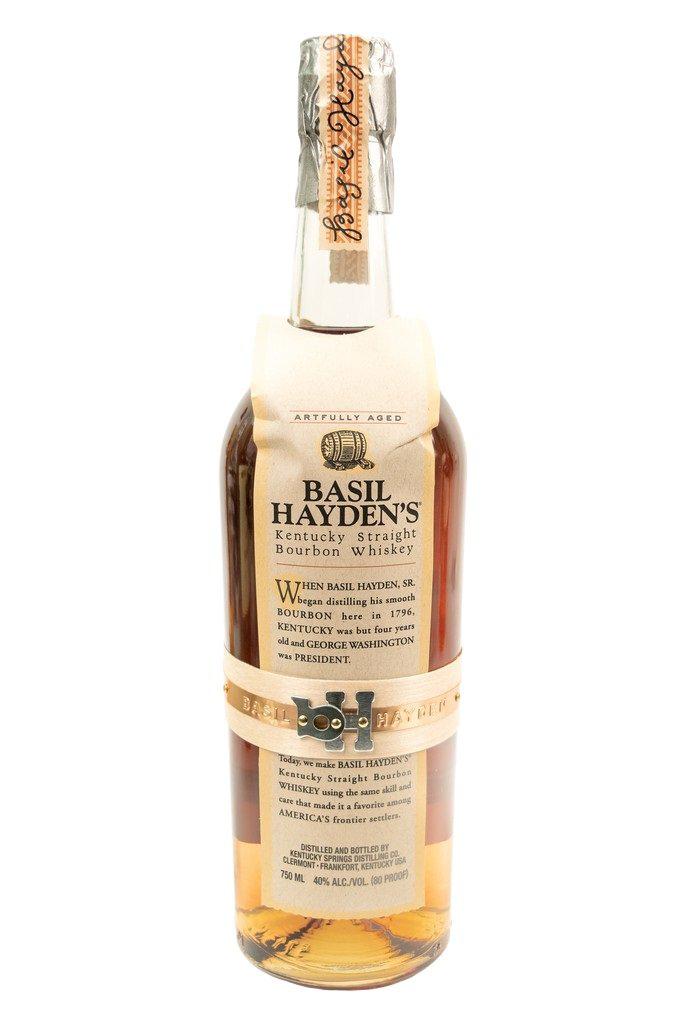 Bottle of Basil Hayden's Bourbon-Spirits-Flatiron SF