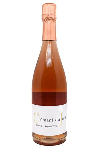 Bottle of Benedicte et Stephane Tissot Cremant du Jura Rose Extra Brut NV-Sparkling Wine-Flatiron SF