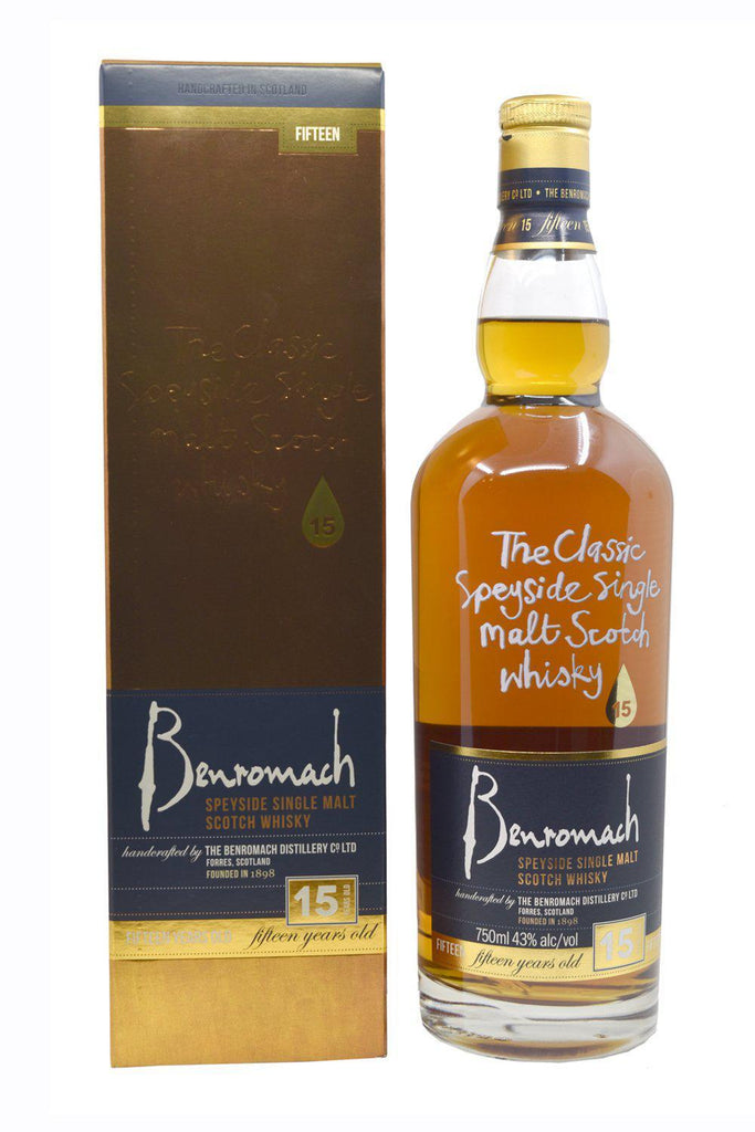 Bottle of Benromach 15 Year Old Single Malt Scotch-Spirits-Flatiron SF