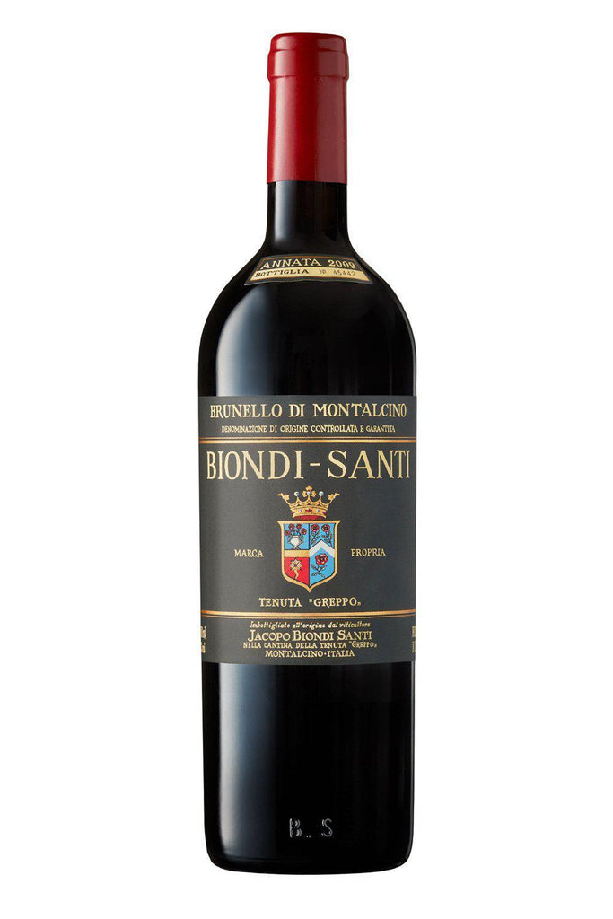 Bottle of Biondi-Santi Tenuta Greppo Brunello di Montalcino 2009-Red Wine-Flatiron SF