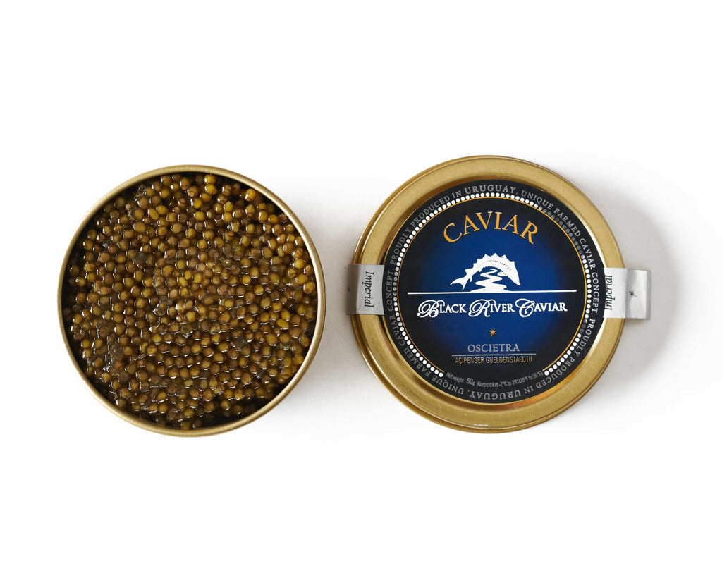 Bottle of Black River - Russian Oscietra Caviar - Imperial Selection 100g-Grocery-Flatiron SF