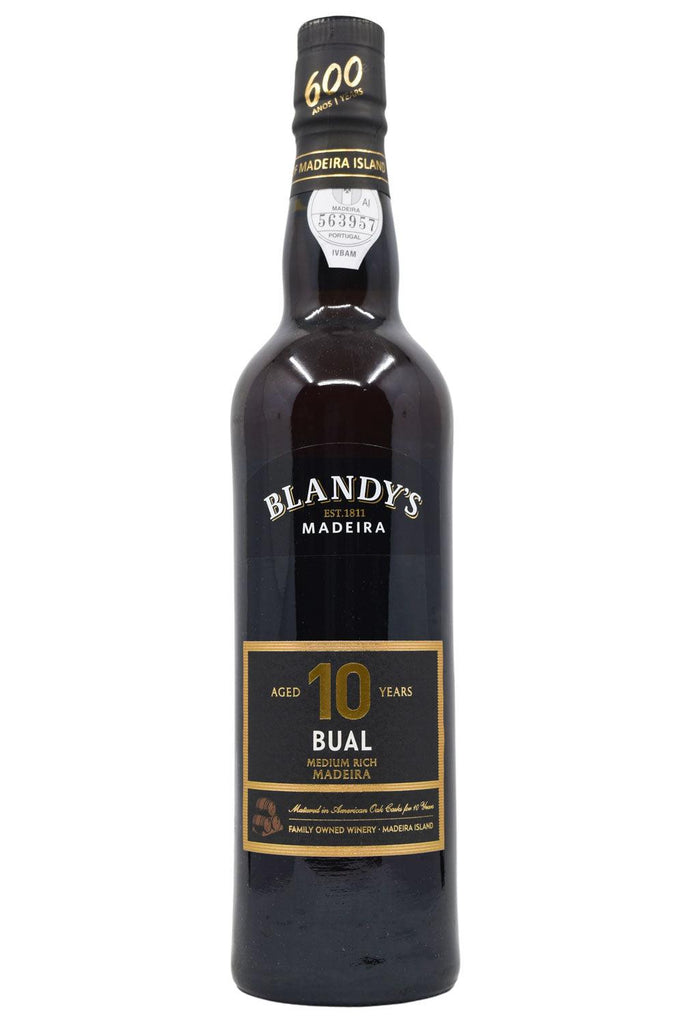Bottle of Blandy’s Madeira 10 Year Bual (500ml)-Fortified Wine-Flatiron SF