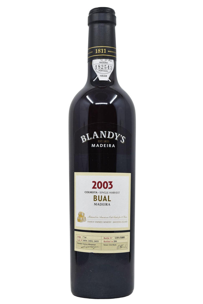 Bottle of Blandy’s Madeira 2003 Colheita Bual (500ml)-Fortified Wine-Flatiron SF