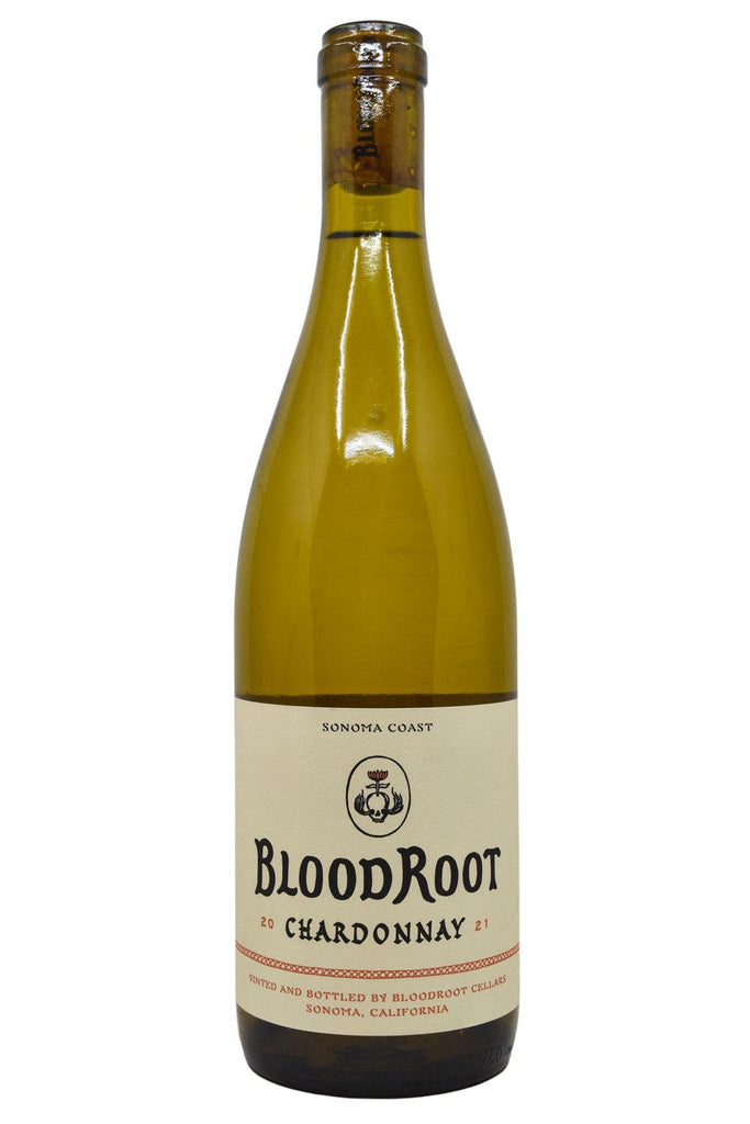 Bottle of BloodRoot Sonoma County Chardonnay 2021-White Wine-Flatiron SF