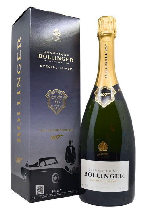 Bottle of Bollinger Champagne Brut Special Cuvee 007 Limited Edition NV-Sparkling Wine-Flatiron SF