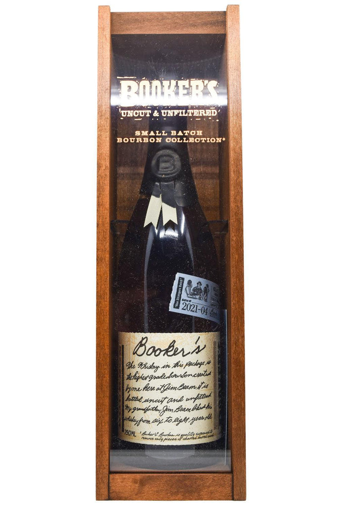 Bottle of Booker's Bourbon Batch 2021-04 Noe Strangers Batch 124.4 Proof-Spirits-Flatiron SF