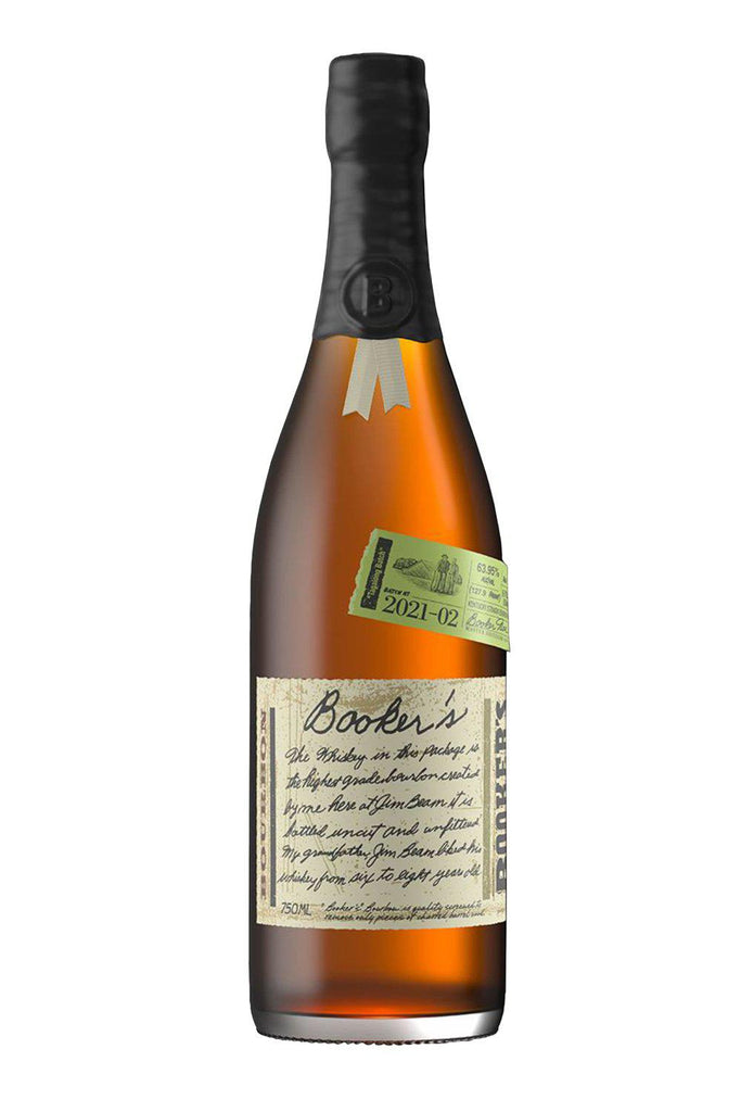 Bottle of Booker's Tagalong Batch Bourbon Whiskey 2021-02-Spirits-Flatiron SF