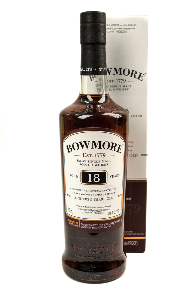 Bottle of Bowmore Single Malt Scotch 18 Year-Spirits-Flatiron SF