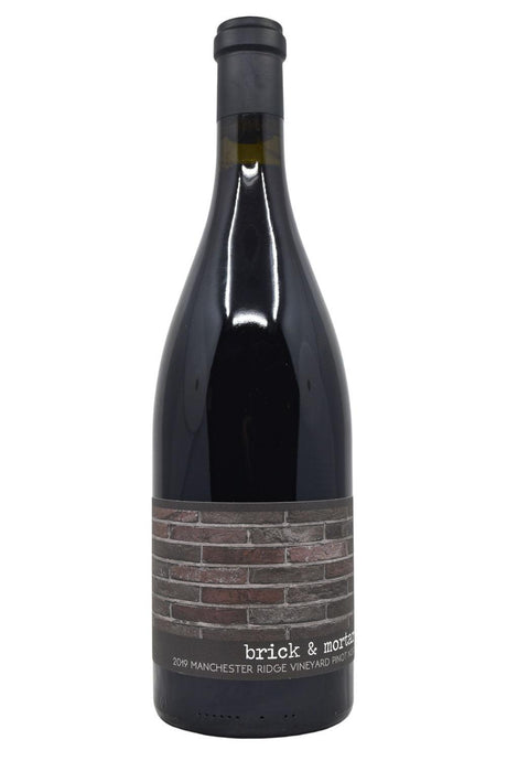 Bottle of Brick & Mortar Mendocino Pinot Noir Manchester Ridge Vineyard 2019-Red Wine-Flatiron SF