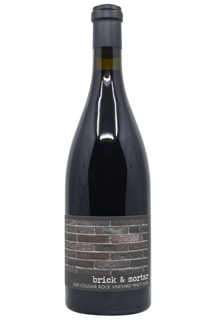Bottle of Brick & Mortar Napa Valley Pinot Noir Cougar Rock Vineyard 2019-Red Wine-Flatiron SF