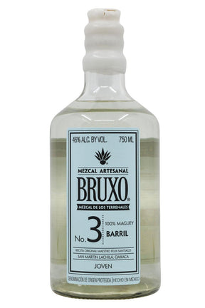 Bottle of Bruxo Mezcal No. 3 Barril Joven-Spirits-Flatiron SF