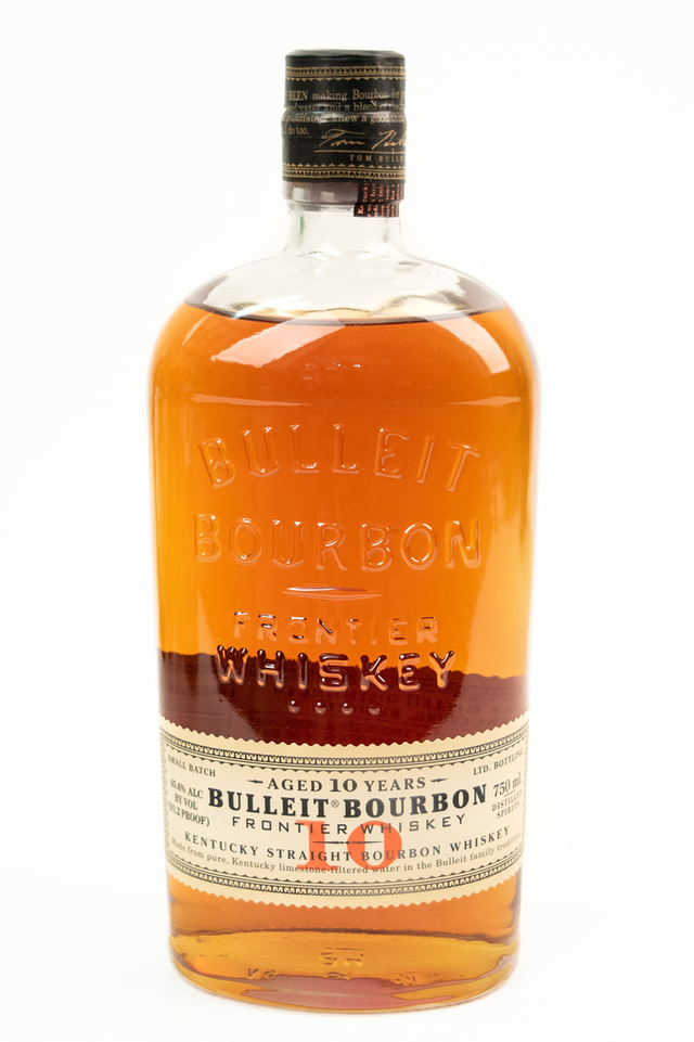 Bottle of Bulleit Bourbon 10 Year-Spirits-Flatiron SF