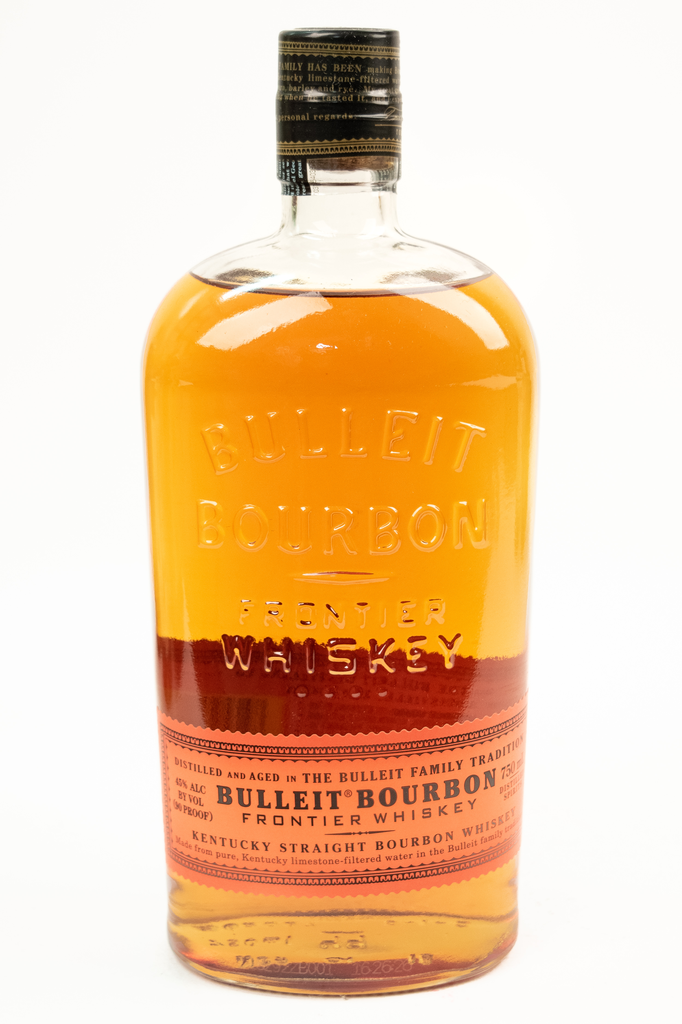 Bottle of Bulleit Bourbon-Spirits-Flatiron SF