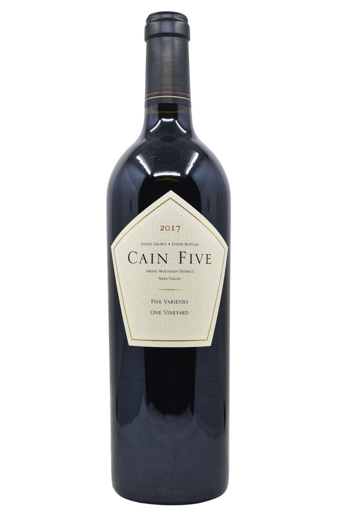 Bottle of Cain Vineyard & Winery Spring Mountain Red Blend Cain Five 2017-Red Wine-Flatiron SF