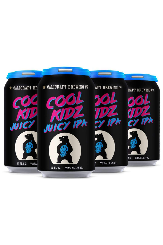 Bottle of Calicraft Brewing Cool Kidz Juicy IPA 6pk cans-Beer-Flatiron SF
