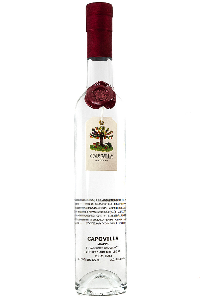 Bottle of Capovilla Grappa di Cabernet (375ml)-Spirits-Flatiron SF