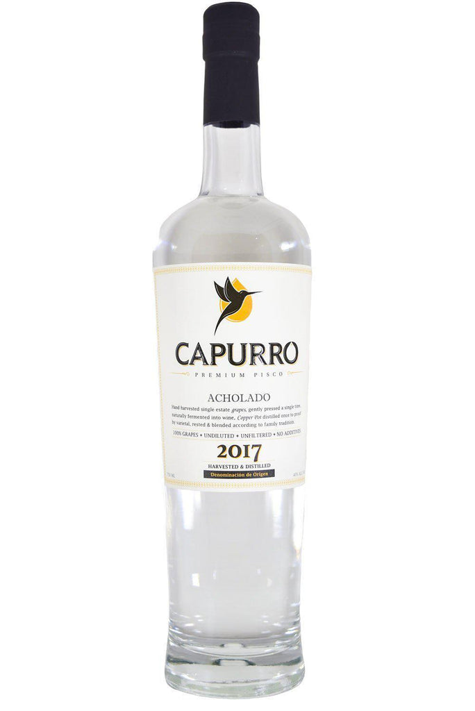 Bottle of Capurro Pisco Acholado-Spirits-Flatiron SF