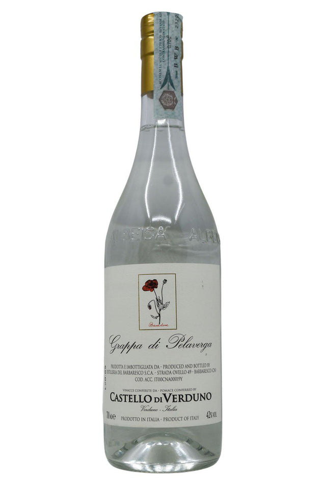 Bottle of Castello di Verduno Grappa di Pelaverga (700ml)-Spirits-Flatiron SF