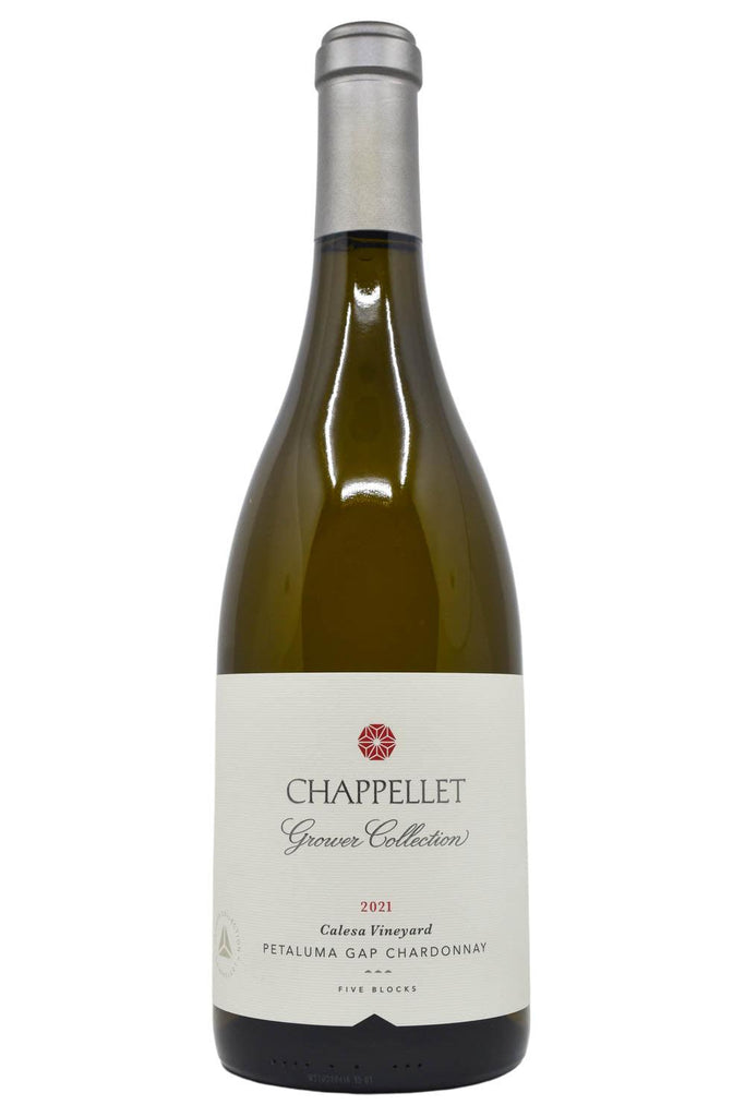 Bottle of Chappellet Petaluma Gap Chardonnay Calesa Vineyard 2021-White Wine-Flatiron SF