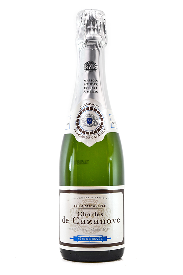 Bottle of Charles de Cazanove Champagne Brut NV (375ml)-Sparkling Wine-Flatiron SF