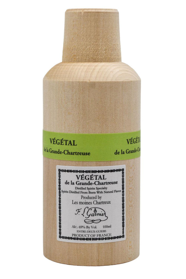 Bottle of Chartreuse Vegetal De La Grande Chartreuse Liqueur (100ml)-Spirits-Flatiron SF