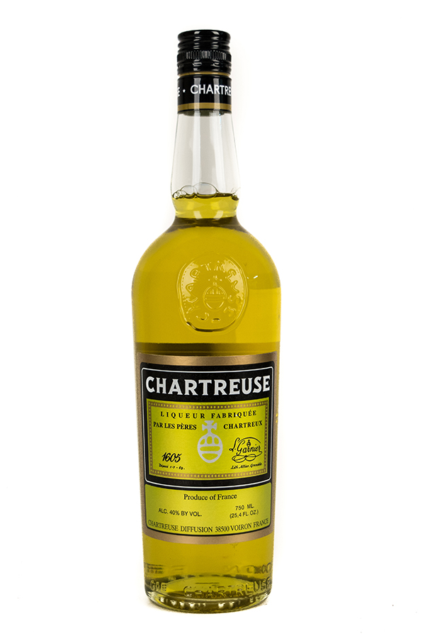 Bottle of Chartreuse Yellow-Spirits-Flatiron SF