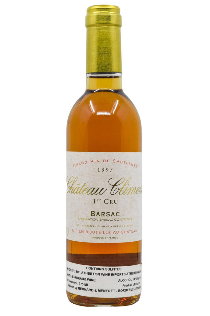 Bottle of Chateau Climens Sauternes-Barsac 1997 (375ml)-Dessert Wine-Flatiron SF