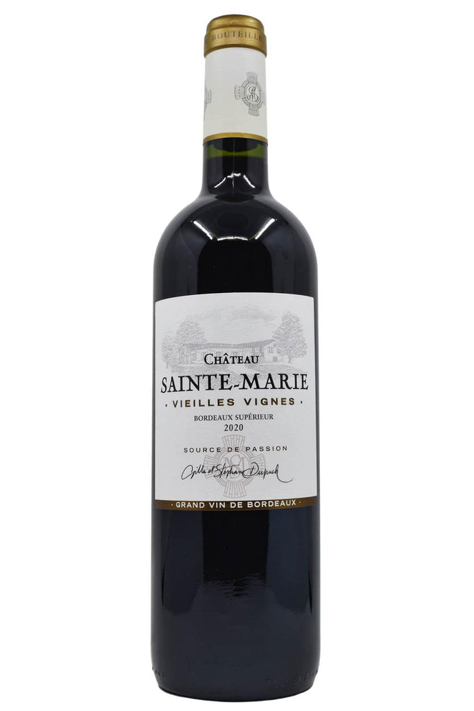 Bottle of Chateau Sainte-Marie Bordeaux Superieur 2020-Red Wine-Flatiron SF