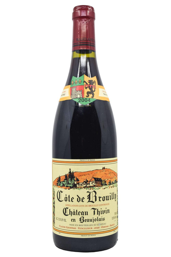 Bottle of Chateau Thivin Cote de Brouilly 2004-Red Wine-Flatiron SF