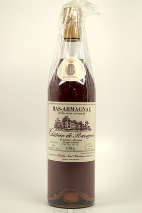 Bottle of Chateau de Ravignan Bas-Armagnac 1986-Spirits-Flatiron SF