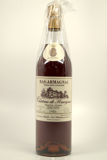 Bottle of Chateau de Ravignan Bas-Armagnac 1986-Spirits-Flatiron SF