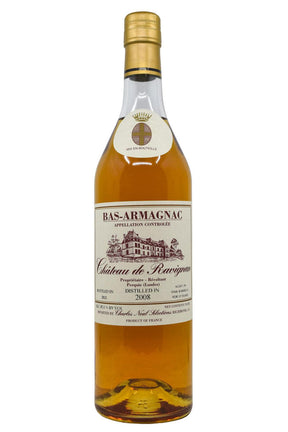 Bottle of Chateau de Ravignan Bas-Armagnac 2008-Spirits-Flatiron SF