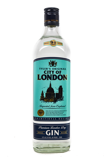 Bottle of City of London Distillery Dry Gin-Spirits-Flatiron SF