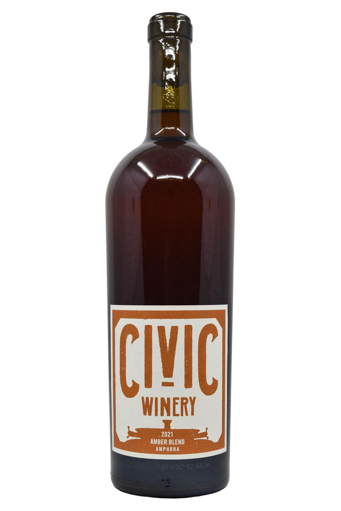 Bottle of Civic Winery Amphora Amber Blend 2021-Orange Wine-Flatiron SF